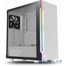 Корпус Thermaltake H200 TG Snow RGB белый без БП ATX 1x120mm 2xUSB3.0 audio bott PSU