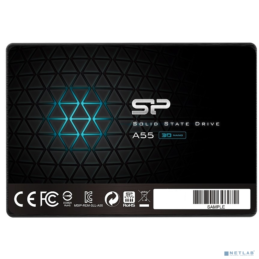 Silicon Power SSD 128Gb A55 SP128GBSS3A55S25 {SATA3.0, 7mm}