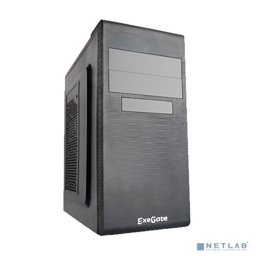 Exegate EX269431RUS Корпус Miditower UN-603 Black, ATX, <UN400, 120mm> 2*USB, Audio