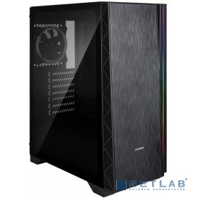 Корпус ZALMAN Z3 NEO, без БП, боковое окно (закаленное стекло), черный, ATX