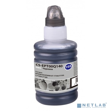 Cactus CS-EPT00Q140 Чернила для Epson L7160/L7180, черный фото, 140 мл.