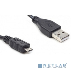 Cablexpert Кабель USB 2.0 Pro AM/microBM 5P, 1м, черный, пакет (CC-mUSB2-AMBM-1M)