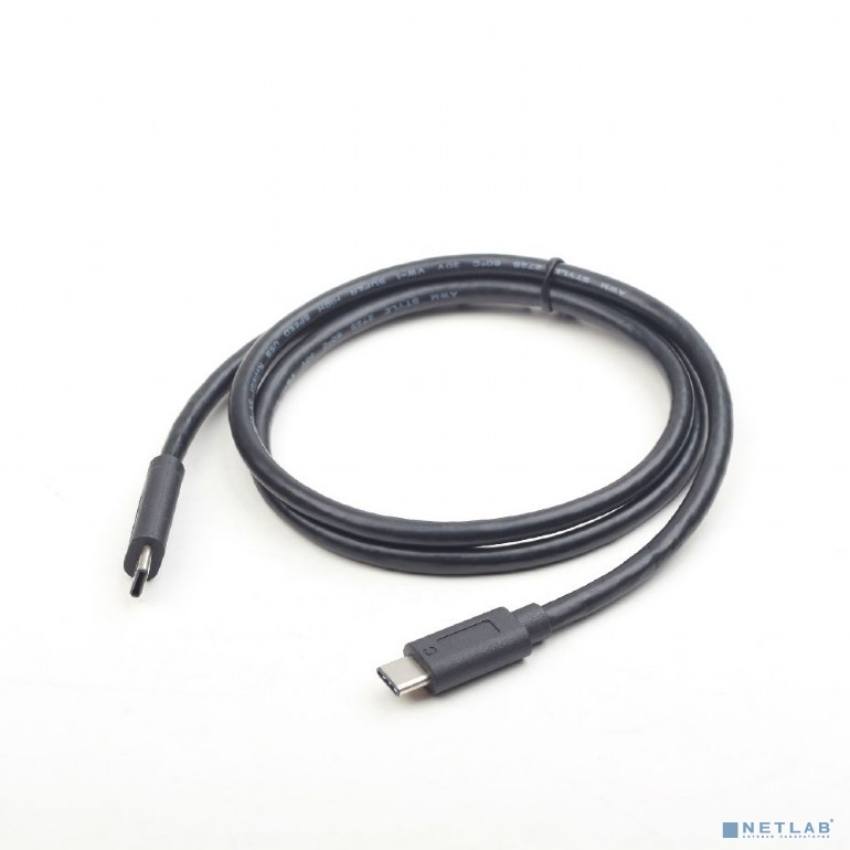 Cablexpert Кабель USB3.1 Type-C/USB3.1 Type-C, 2м, пакет (CCP-USB3.1-CMCM-2M)