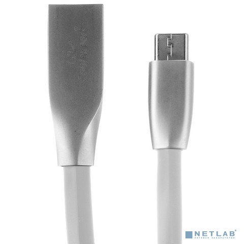 Cablexpert Кабель USB 2.0 CC-G-mUSB01W-1.8M AM/microB, серия Gold, длина 1.8м, белый, блистер