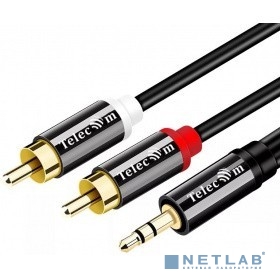 Telecom TAV7183M-3M Кабель соединит 3.5 Jack (M) - 2xRCA (M), 3м Telecom PRO <TAV7183M-3M>