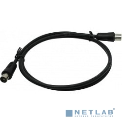 Telecom (TTV9501-3M) Удлинитель антенный 9.5mm, 75Ом,ТВ-М-->ТВ-F, 3m