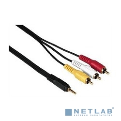 Telecom Кабель соединительный (TAV4545-2) 3.5 Jack (M)/3 RCA (M) [6926123462287]