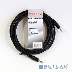 Telecom Кабель соединительный (TAV7175-3M) 3.5 Jack (M) - 3.5 Jack (M), стерео, аудио, 3м [6926123462898]