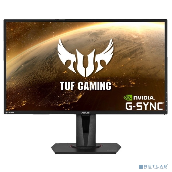 ASUS LCD 27" VG27AQ TUF Gaming черный {IPS 2560x1440 4ms 155hz 8bit 350cd 1000:1 HDR10 178/178 2xHDMI2.0 1xDisplayPort1.2 VESA AudioOut 2Wx2} [90LM0500-B01370]