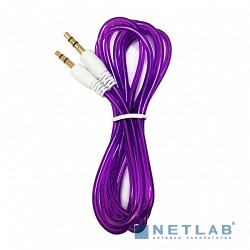 Кабель аудио CBR 3.5 jack Super Link / Human Friends (Shine) Purple, 1,5 м.