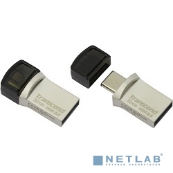Transcend USB Drive 32Gb JetFlash 890 TS32GJF890S {USB 3.0/3.1 + Type-C}