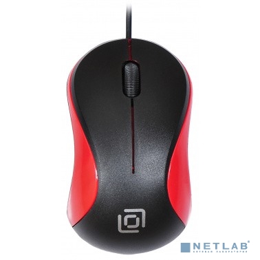 Oklick 115S for Notebooks Black/Red Optical 1000DPI USB [711637]