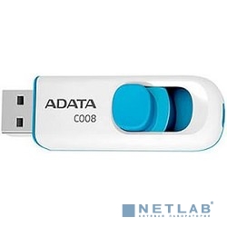 A-DATA Flash Drive 16Gb С008 AC008-16G-RWE {USB2.0, белый}