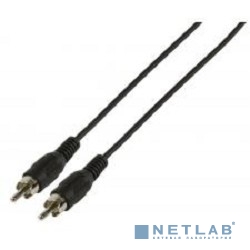 Telecom Кабель соединительный (TAV4158-2M) RCA (M) - RCA (M) черный 2m [6926123462249]