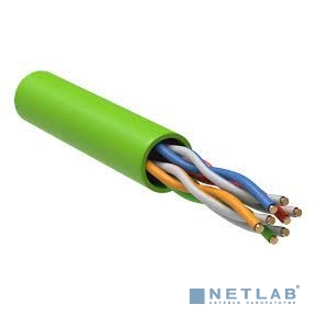 Кабель NEOMAX [NM711021] U/UTP cat.5e 4x2x0.46, 25 AWG, Медь, внутренний, PVCLS нг(А)-LSLTx, 305м, зеленый