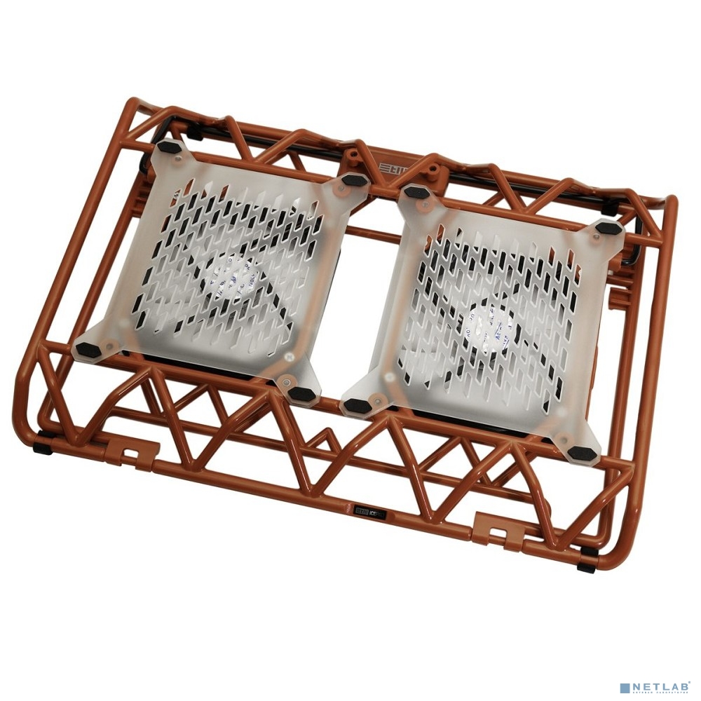 STM IP33 Laptop Cooling (17,3"", 2x(120x120), plastic+metal mesh) Red