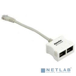Hyperline SPL-YT4-E2-E2 Разветвитель 4Pr.T568A/T568B -> 2 x 2Pr.10BASE-T