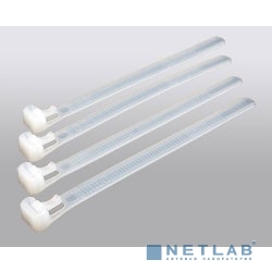 Hyperline GTRN-150HD Стяжка нейлоновая открывающаяся, безгалогенная (halogen free), 150x7.6мм (100 шт)