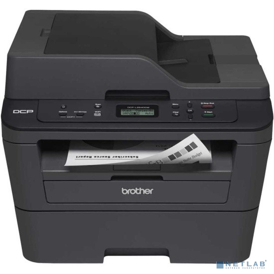 Brother DCP-L2540DW {А4, ч/б, 30 стр/мин, 32Мб, (2400x600), 1х250л., Duplex, ADF, Enternet, USB, WiFi}  РМ: DR-2305, 