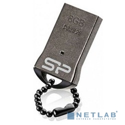 Silicon Power USB Drive 8Gb Touch T01 SP008GBUF2T01V1K {USB2.0, Black}