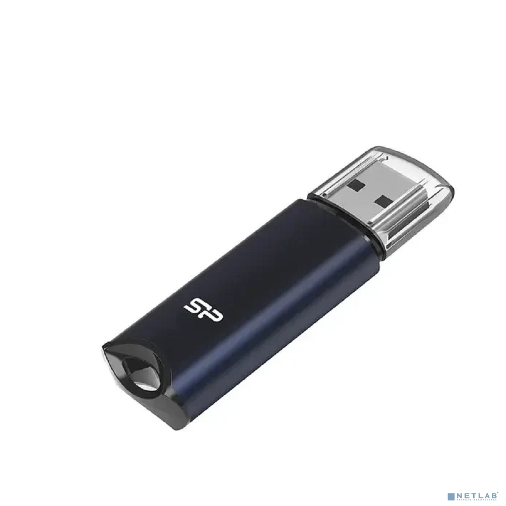 Флешка USB Silicon Power Marvel M02 16ГБ, USB3.0, синий [sp016gbuf3m02v1b]