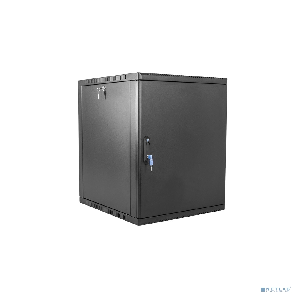 ЦМО Шкаф телекоммуникационный настенный сварной 12U (600 x 500) съёмные стенки, дверь металл, чёрный, ШРН-12.500.1-9005