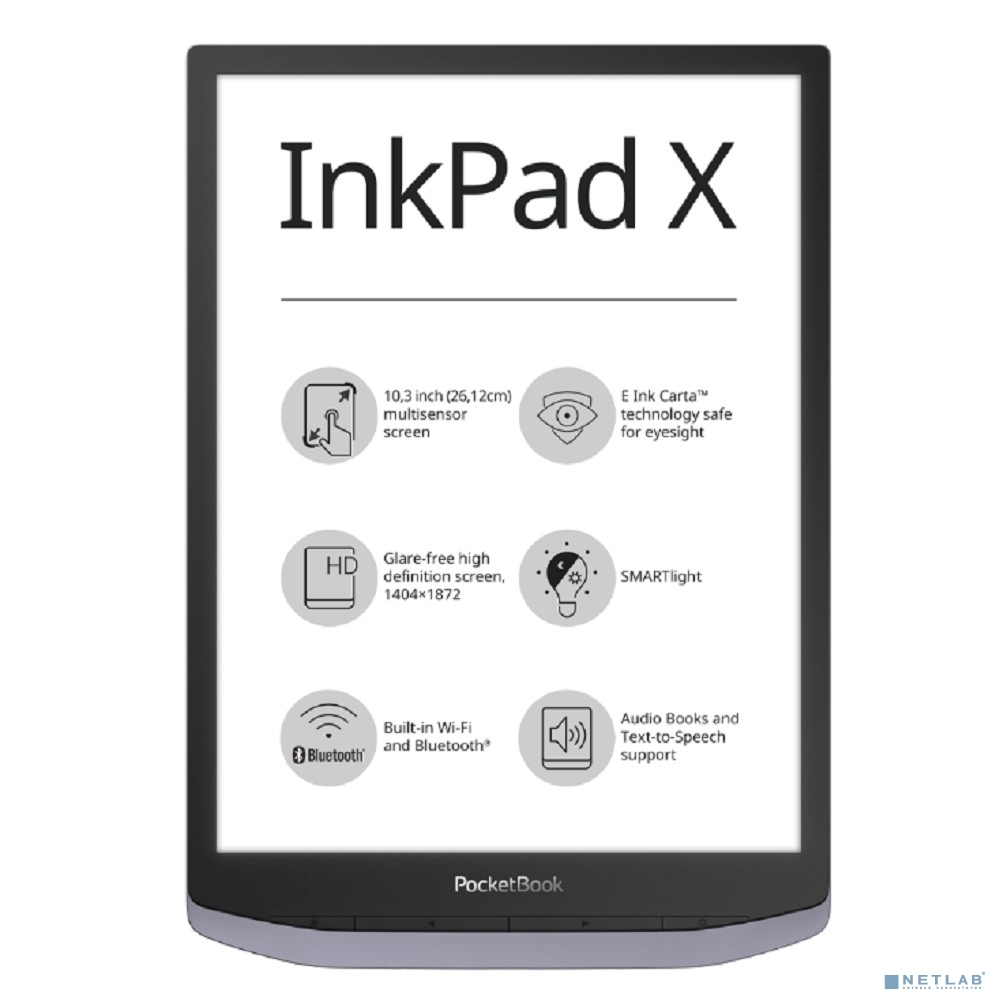 Электронная книга PocketBook X Metallic Grey