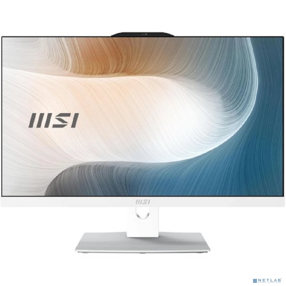 MSI Modern AM242P 1M-1023XRU [9S6-AE0722-1023] Whhite 23.8" {FHD 5 120U/16Gb/1Tb+ 256ГБ SSD/Intel Graphics/noOS}