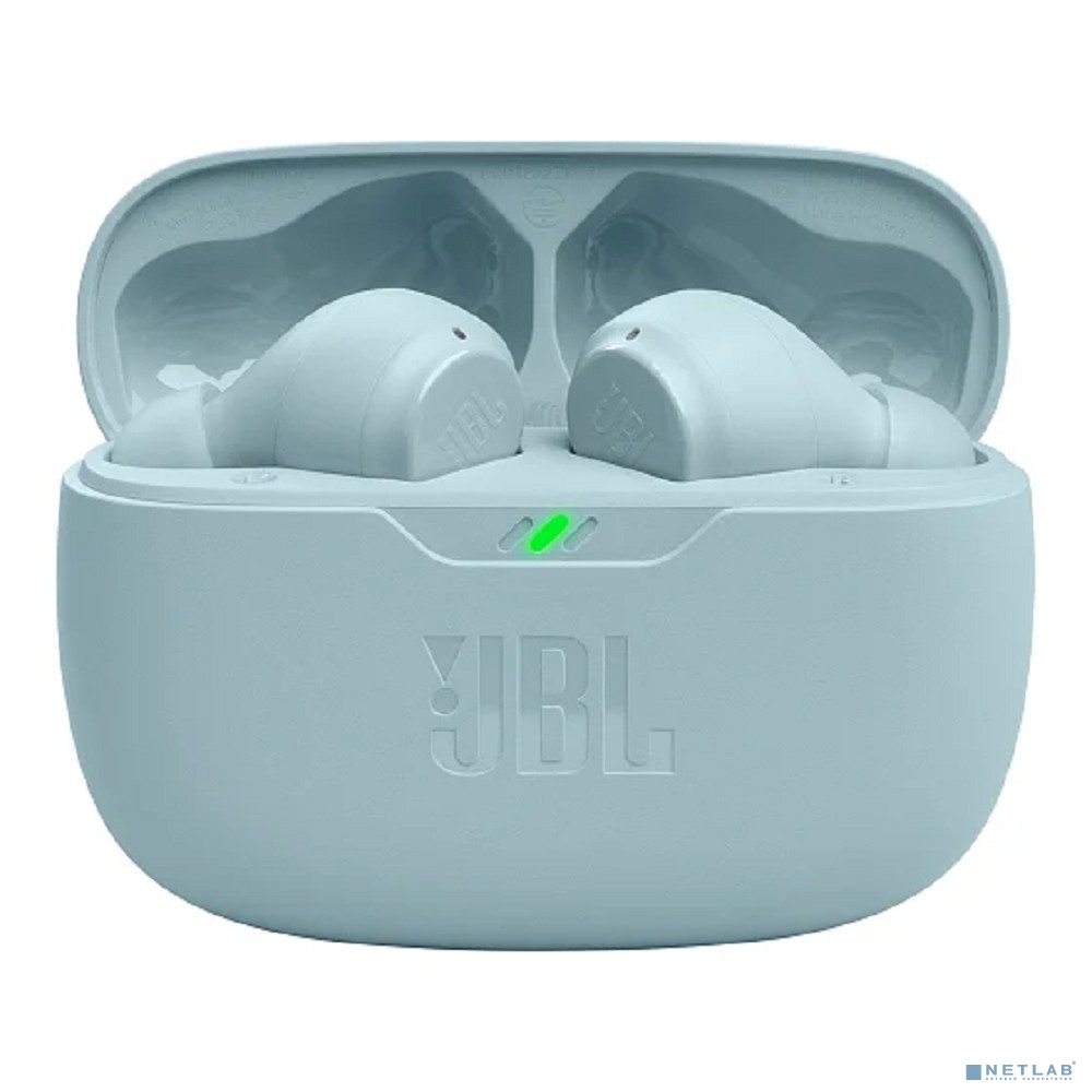 Наушники беспроводные JBL Wave Beam TWS минтоловый (TWS, IP54/IPX2, 8 мм, 500 мAч, JBLWBEAMMIT)
