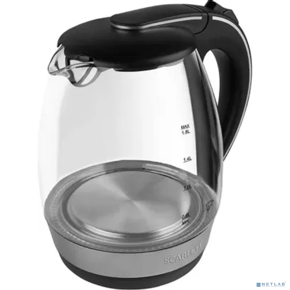 Чайник Scarlett SC-EK27G47 1850-2200Вт, 1.8л черный 