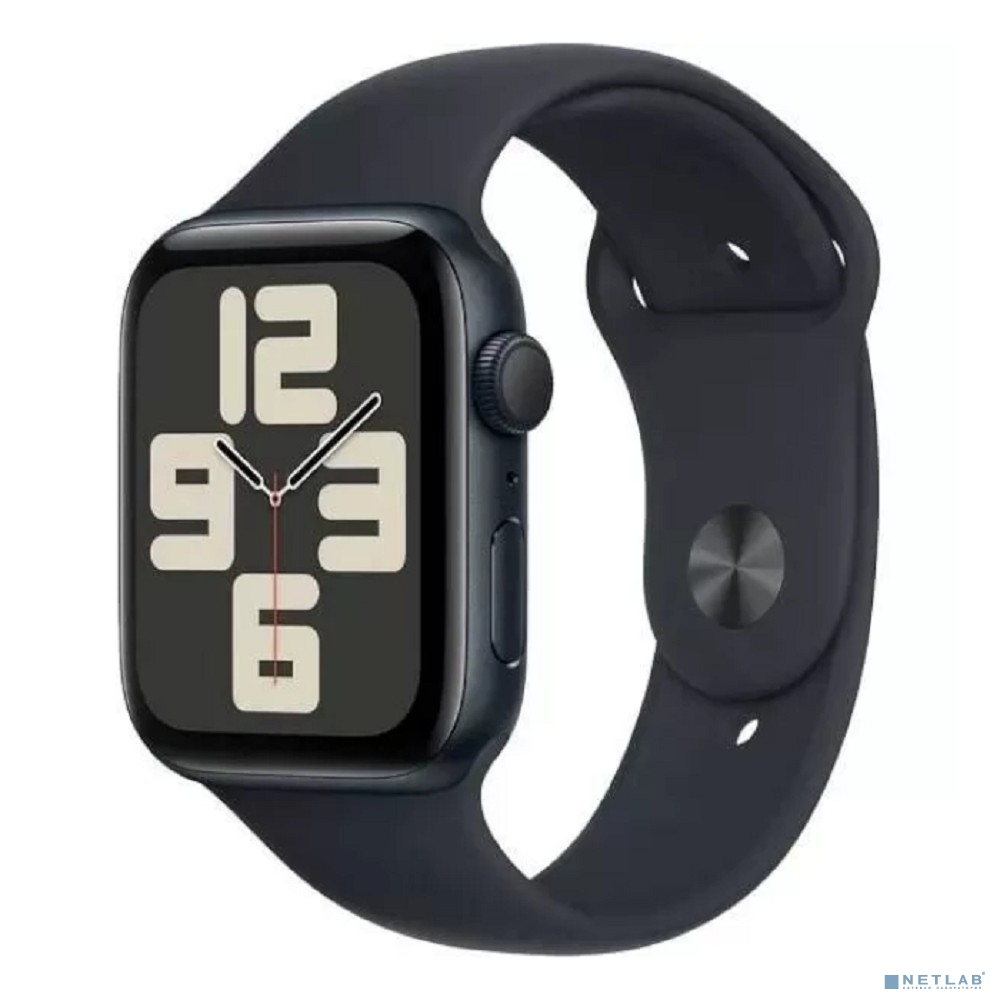 Apple Watch SE (2nd Gen 2023) 44mm Midnight Aluminium Case with Midnight Sport Band M/L (MRE93)