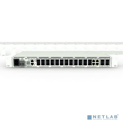 ELTEX MES2324FB Ethernet-коммутатор 20 портов 1000Base-X (SFP), 4*10/100/1000BASE-T/1000BASEX/100BASE-FX Combo, 4*10GBase-R (SFP+)/1000Base-X (SFP), L3, 220V AC, 12V DC
