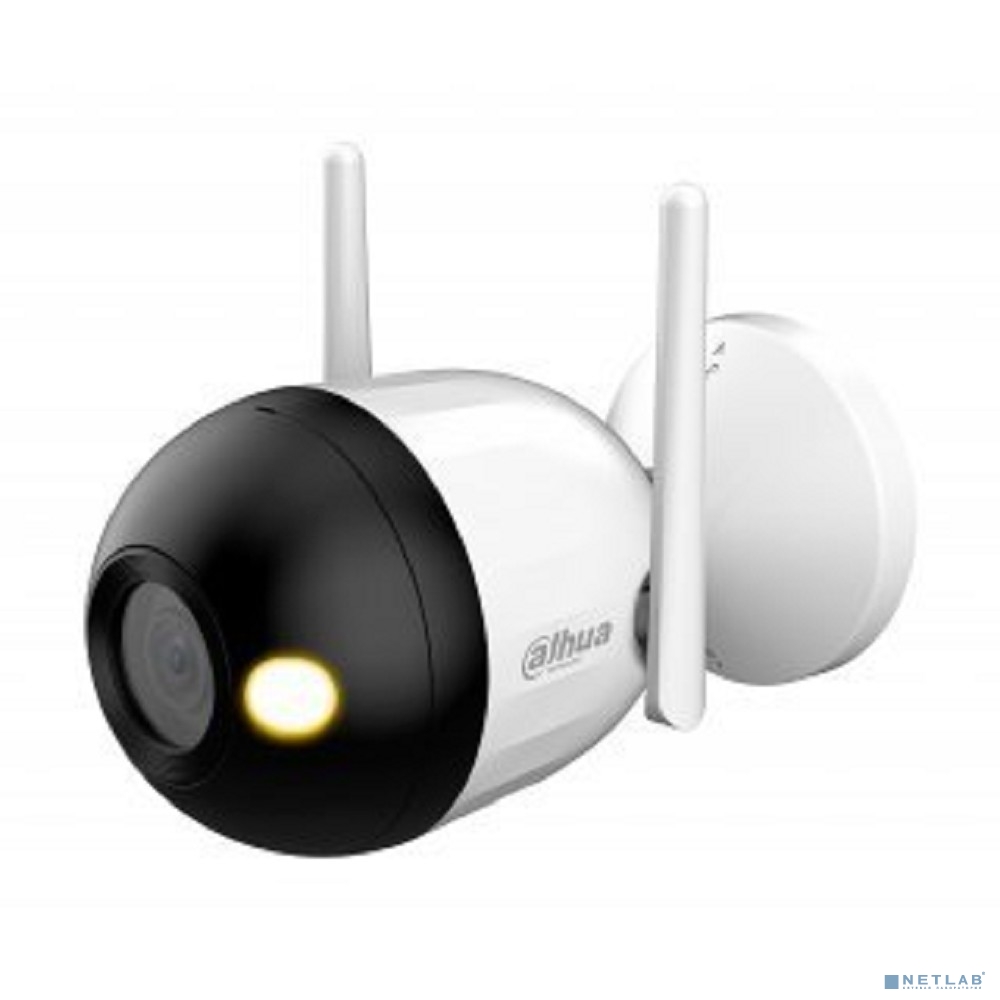 DAHUA DH-IPC-F2CP-PV-0280B Уличная цилиндрическая IP-видеокамера Smart Dual Light 2Мп, 1/3” CMOS, объектив 2.8мм, видеоаналитика, ИК 30м, LED 30м, микрофон, динамик, Wi-Fi 2.4ГГц, IP67, металл/пластик