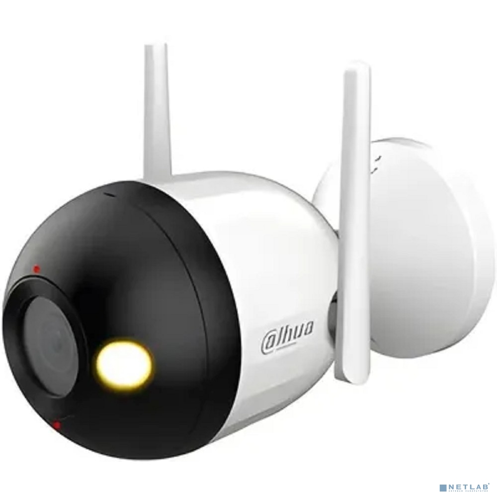 DAHUA DH-IPC-F2CP-LED-0280B Уличная цилиндрическая IP-видеокамера Full-Color 2Мп, объектив 2.8мм, обнаружение людей, LED 30м, микрофон, IP67, Wi-Fi металл/пластик