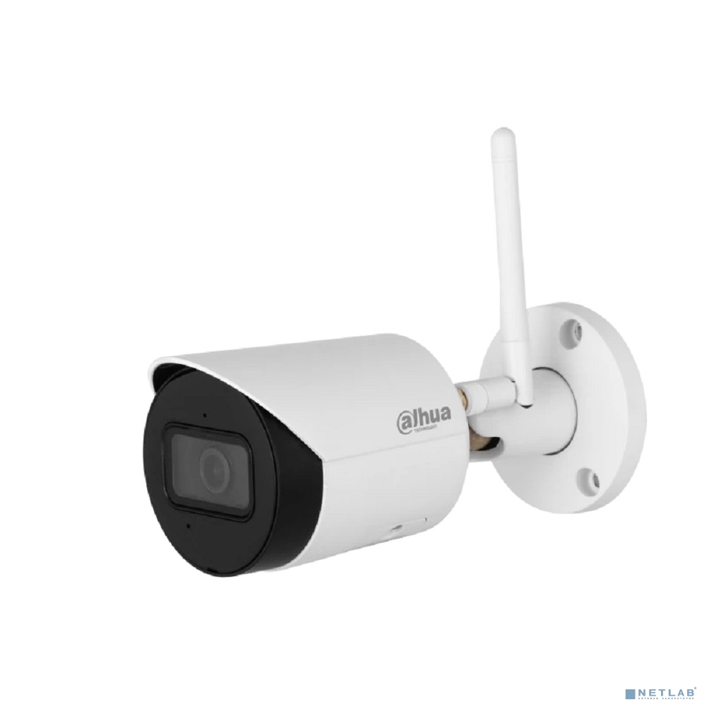 DAHUA DH-IPC-HFW1430DSP-SAW-0360B Уличная цилиндрическая IP-видеокамера 4Мп с Wi-Fi, 1/3” CMOS, объектив 3.6мм, обнаружение людей, ИК 30м, микрофон, IP67, металл