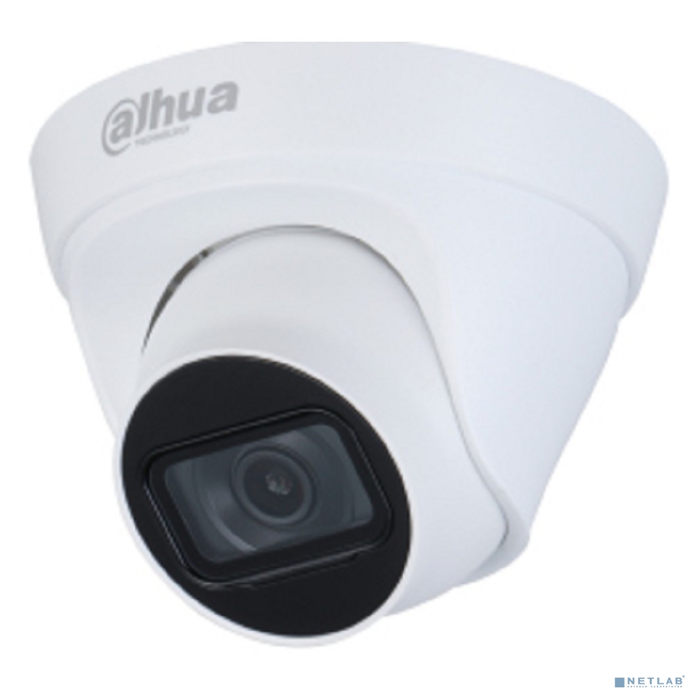 DAHUA DH-IPC-HDW1431T1P-0360B-S6 Уличная турельная IP-видеокамера 4Мп, 1/2.9” CMOS, объектив 3.6мм, обнаружение людей, ИК 30м, IP67, металл/пластик