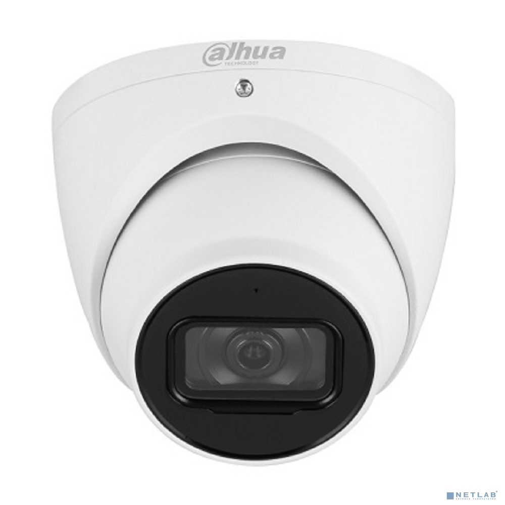 DAHUA DH-IPC-HDW1839TP-A-IL-0360B-S6 Уличная турельная IP-видеокамера SmartDualLight 8Мп, 1/2.7” CMOS, объектив 3.6мм, обнаружение людей, микрофон, ИК 30м, LED 30м, IP67, металл/пластик