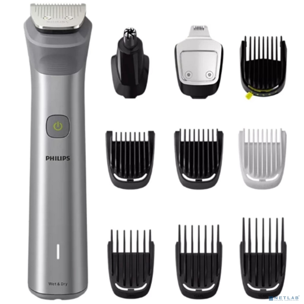 Триммер Philips MG5920/15 серебристый (насадок в компл:10шт)