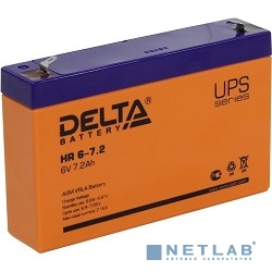 Delta HR 6-7.2 (7.2 А\ч, 6В) свинцово- кислотный аккумулятор  