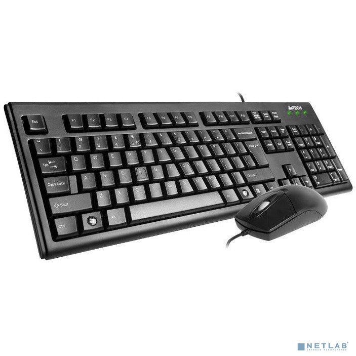 A-4TECH Клавиатура + мышь KRS-8372 клав:черный мышь:черный USB [477618]