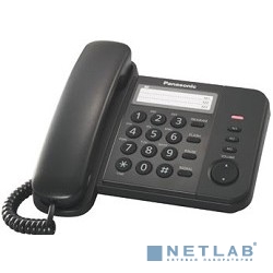 Panasonic KX-TS2352RUB (черный) {индикатор вызова,порт для доп. телеф. оборуд.,4 уровня громкости звонка}