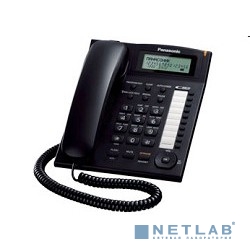 Panasonic KX-TS2388RUB (черный) {индикатор вызова,повторный набор последнего номера,4 уровня громкости звонка}