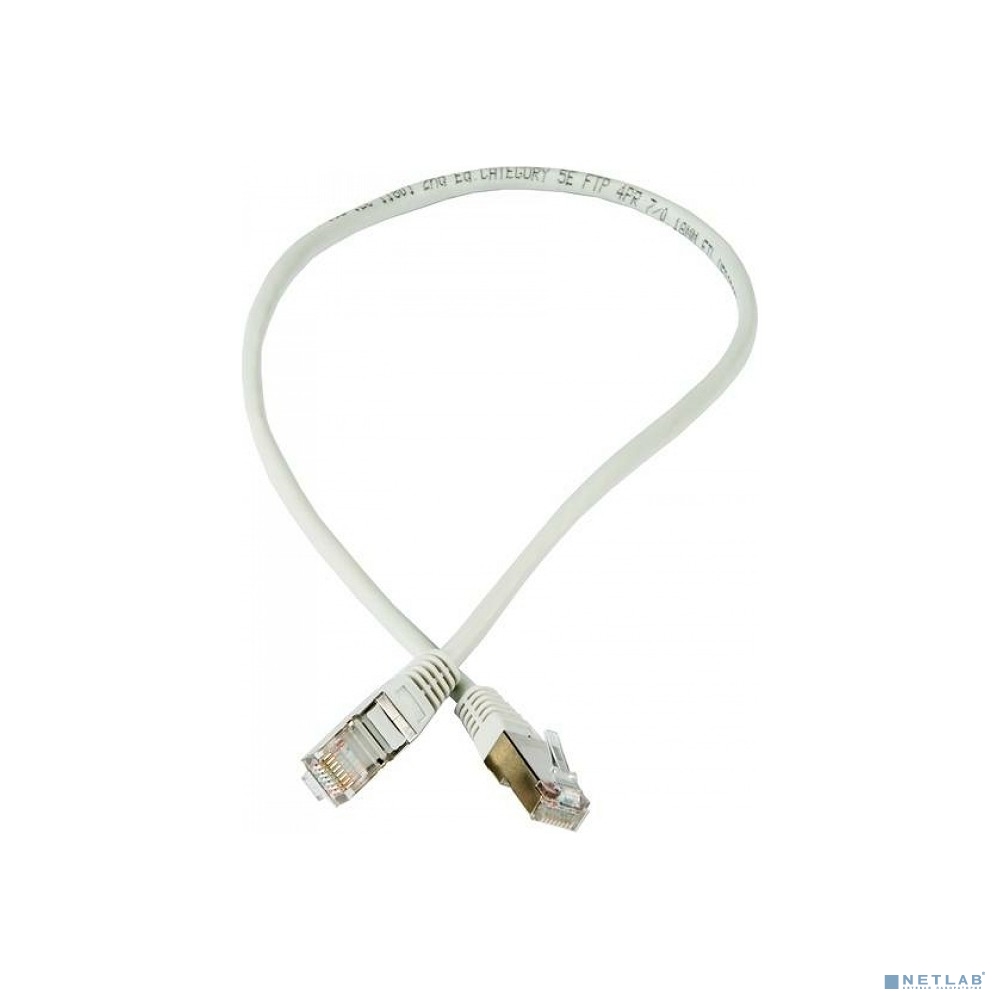 NEOMAX (NM23001-010) Шнур коммут. FTP 1 м, cat.5е, серый, многожильный