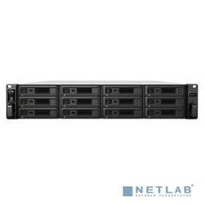Synology RS3621xs+ (Rack2U) 8C2,1Ghz/8Gb (64)/RAID0,1,10,5,6/upto12HP HDDs SATA(3,5"or2,5")upto 36 with 2xRX1217RP/2xUSB/4GE+2x10GE/2xPCIe/iSCSI/2xIPcam(upto90)/2xRPS/no rail/5YW