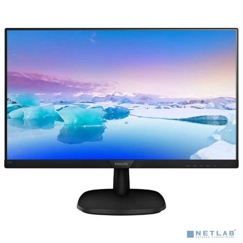 LCD PHILIPS 27" 273V7QDAB (00/01) черный {IPS LED 1920x1080 75Hz 5ms 8bit(6bit+FRC) 16:9 250cd 178/178 1xDVI 1xHDMI1.4 1xD-Sub 2x2W AudioOut VESA}